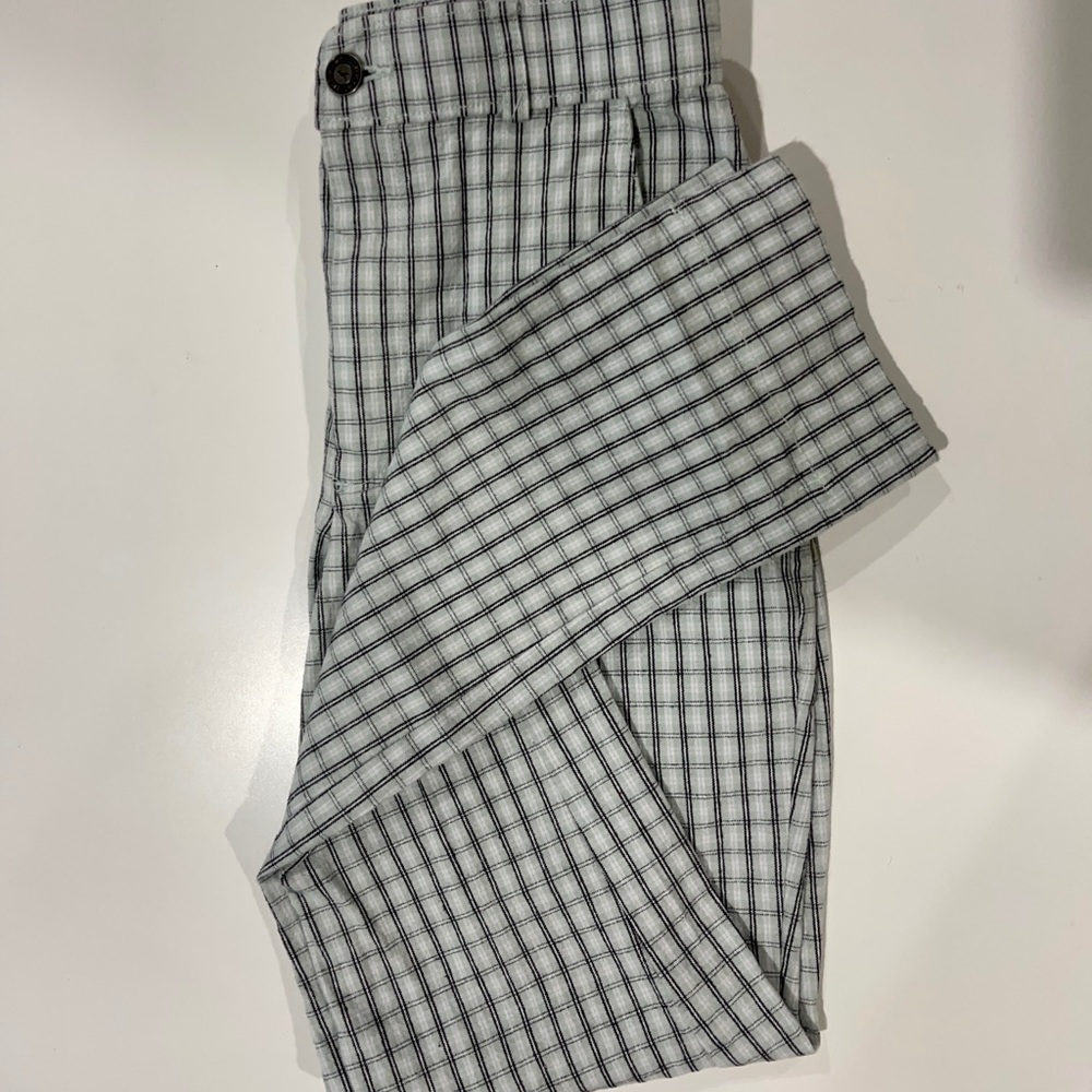Hollister Ultra High Rise Plaid Pants